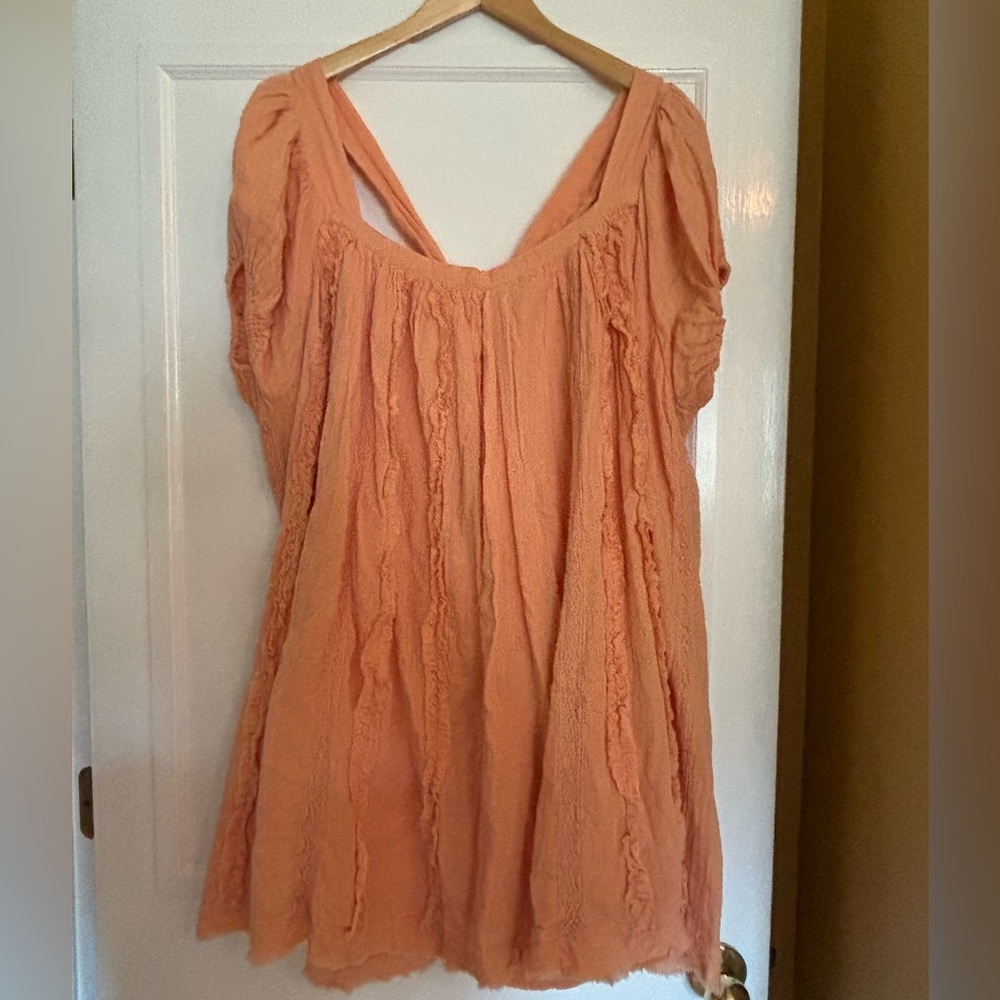 Free People Boho Peach Dress • NWT 🍑